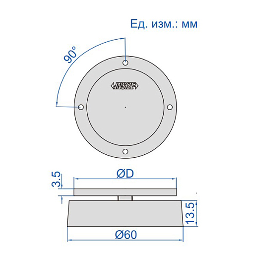Фото 2 товара Магнитная накладка для индикаторов, INSIZE