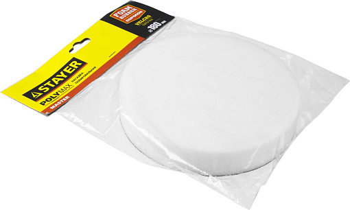 Фото 2 товара Полировальная насадка из поролона STAYER 180мм,35920-180