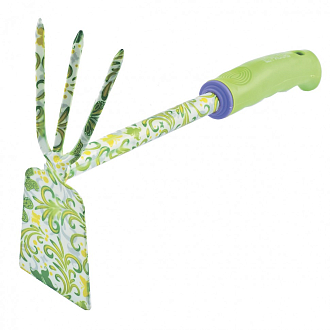 Мотыжка комбинированная, 70 х 300 мм, стальная, пластиковая рукоятка, Flower Green, Palisad - фото 2