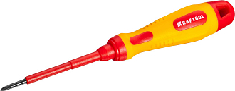Отвертка PH0х60 мм, высоковольтная, Kraftool - фото 1