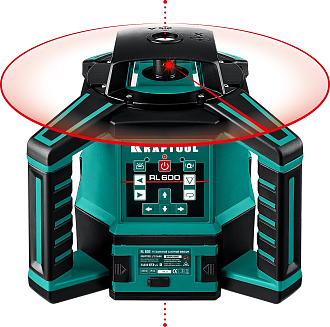 Лазерный нивелир в кейсе KRAFTOOL RL600 34600_z01 Professional ротационный - фото 3