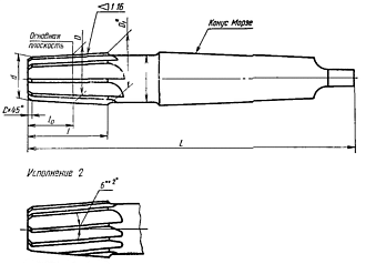 Развертка 1:16 коническая К 1/8 к/х - фото 2