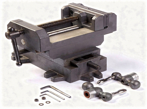 Фото 0 товара Тиски станочные 150мм 2 суппорта неповоротные Q97150 STV