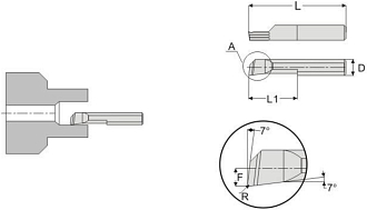 MTR 3 R0.15 L10 минирезец Deskar - фото 3