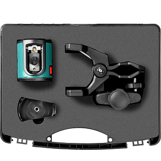 Линейный лазерный нивелир с держателем в кейсе KRAFTOOL CL-20 5 34700-5 Professional - фото 8