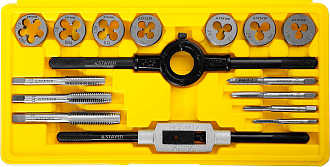 Набор метчиков и плашек MaxCut STAYER 16 предметов, 28010-H16_z01 - фото 1