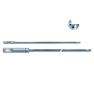 Сверло ружейное однолезвийное 6,0х82х121 d6 VHM GUHRING - фото 3