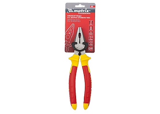 Плоскогубцы комб. Insulated, 200 мм, двухкомпонентные рукоятки Matrix Professional - фото 2