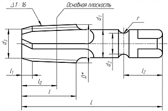 Метчик К 1 1/4" для конической резьбы Р6М5 2680-0011 - фото 3