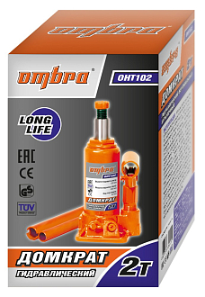 Домкрат гидравлический профессиональный 2 т., 158-308 мм, Ombra - фото 3