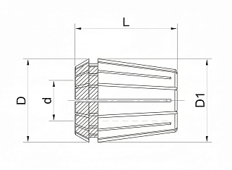 Цанга ER32-03 высокоточная 0,010 мм (DIN 6499B, ISO 15488-B) Sekira - фото 5