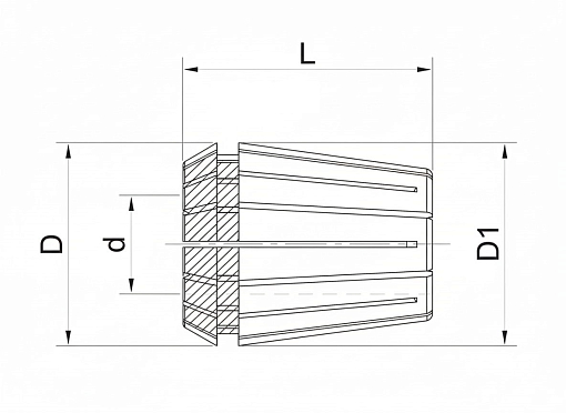 Фото 4 товара Цанга ER32-03 высокоточная 0,010 мм (DIN 6499B, ISO 15488-B) Sekira