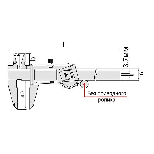Фото 1 товара Штангенциркуль Шцц-1 - 150 (0.01мм) вылет губок 40мм, INSIZE