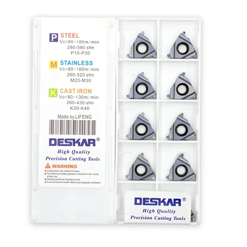 Фото 4 товара 22ER 4 ACME LDA резьбовая пластина Deskar