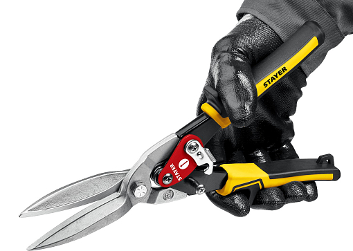 Фото 3 товара Ножницы по металлу Cobra STAYER 290 мм, прямые, удлинённые 23055-29_z01 Master