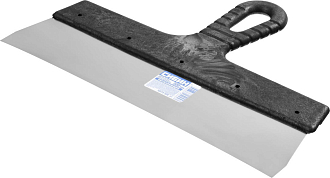 Шпатель фасадный СИБИН 300 мм, нержавеющая полотно, пластмассовая рукоятка, 10079-300_z01 - фото 2