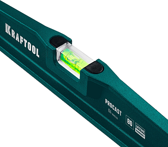 Литой уровень KRAFTOOL PROCAST 800 мм, фрезерованный, точность 0.5 мм/м, 34717-080 - фото 2
