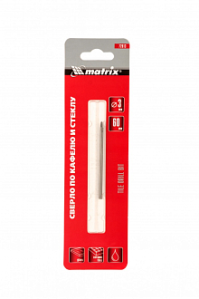 Сверло по керамической плитке, 3 мм, цилиндрический хвостовик Matrix - фото 2