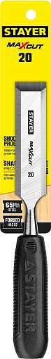 Фото 3 товара Стамеска STAYER 20 мм, с плоской пластмассовой ручкой, 1820-20_z01