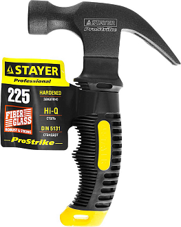 Молоток-гвоздодер кованый STAYER 225 г, COMPACT 2026-225 - фото 3