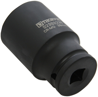 Головка торцевая ударная глубокая 12-гранная 1/2"DR, 30 мм, THORVIK - фото 2