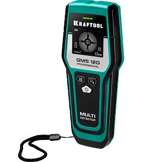 Детектор универсальный KRAFTOOL GMS 120 45298 черный металл 120 мм, цветной металл 80 мм, проводка 50 мм, дерево 20 мм - фото 5