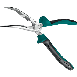 Тонкогубцы 22011-4-20_z01 KRAFTOOL 200 мм, изогнутые - фото 1