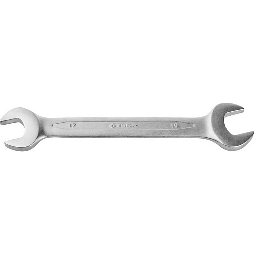 Фото 0 товара Ключи гаечные рожковые, серия «ПРОФЕССИОНАЛ» Зубр 27027-17-19