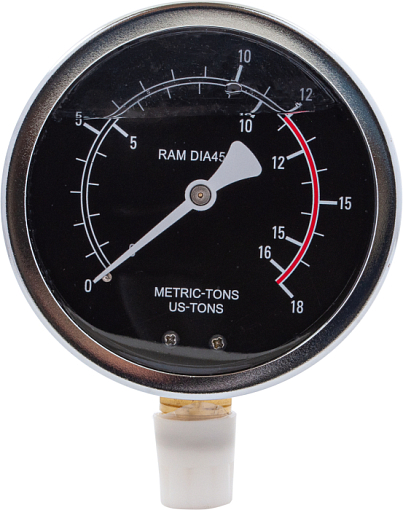 Фото 0 товара Манометр для гидравлического пресса OHT611V, Ombra