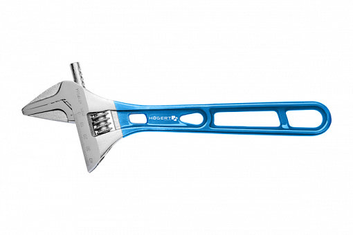 Фото 0 товара Разводной облегченный ключ с длинной рукояткой 256 мм HOEGERT