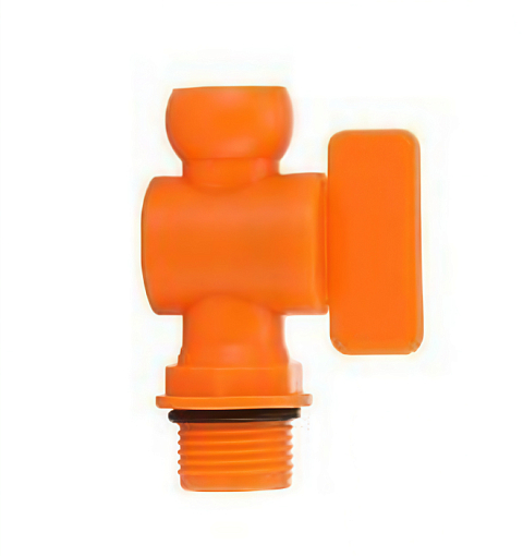 Фото 0 товара Клапан NPT с внешней резьбой СОЖ 1/2" - 1/2 с вентилем Qtool