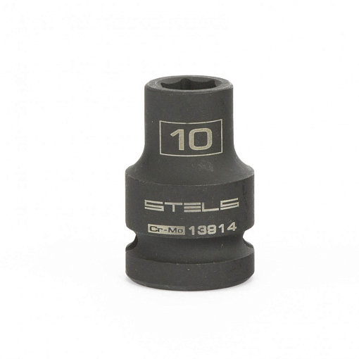 Фото 0 товара Головка ударная шестигранная, 10 мм, 1/2, CrMo Stels