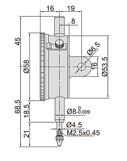 Индикатор ИЧ 3.0мм дел 0.01мм, INSIZE - фото 2