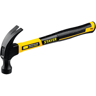 Молоток-гвоздодер Fiberglass STAYER 680 г, 2026_z02 - фото 1