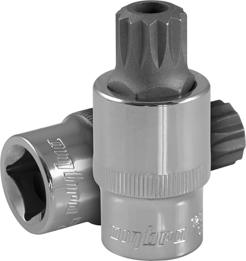 Фото 0 товара Насадка торцевая 1/2"DR с вставкой-битой TAMPERPROOF SPLINE, M16H, Ombra