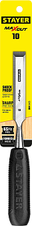 Стамеска STAYER 10 мм, с плоской пластмассовой ручкой, 1820-10_z01 - фото 4