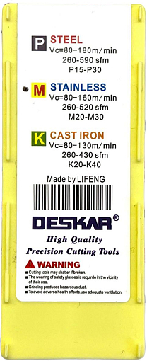 Фото 3 товара TNMG160404 JMS LF6018 токарная пластина Deskar