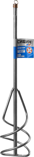 Фото 1 товара Миксер для песчано-гравийных смесей СИБИН 80х400 мм, SDS+, 06049-08-40