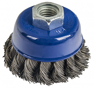 Щётка чашка витая для шлифовальной машины 75мм - фото 1