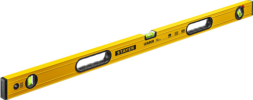 Фото 1 товара Уровень строительный фрезерованный STAYER 1000 мм, LEADER 3466-100_z01