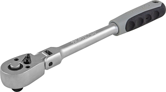 Рукоятка трещоточная с шарниром 3/8"DR, 72 зубцов, 240 мм, THORVIK - фото 4