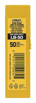 OLFA 18 мм, 50 шт, Лезвие сегментированное OL-LB-50 - фото 2