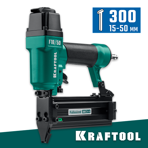Фото 0 товара Нейлер (гвоздезабиватель) пневматический для гвоздей KRAFTOOL 31961 тип 300 (15-50 мм)