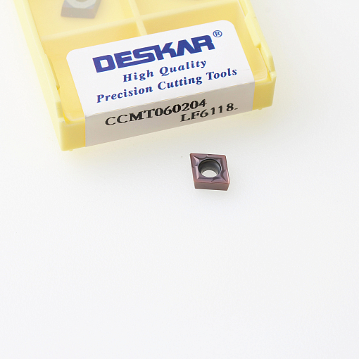 Фото 2 товара CCMT060204 LF6118 токарная пластина Deskar
