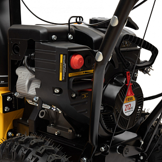 Бензиновая снегоуборочная машина SBM 610S PRO, 212 cc, электростартер, фара, обогрев Denzel - фото 5