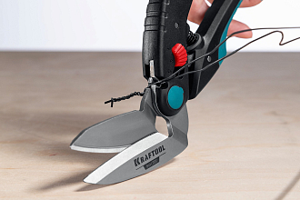 Многоцелевые усиленные технические ножницы KRAFTOOL BULLDOG 23203 250 мм - фото 9