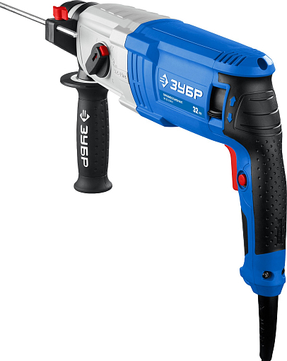 Фото 3 товара Перфоратор горизонтальный ЗУБР 1100 Вт, 0-920 об/мин, 0-5100 уд/мин, кейс, ЗП-32-1100 К Профессионал