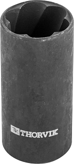 Головка торцевая спиральная для поврежденного крепежа 1/2"DR, 17 мм, THORVIK - фото 1