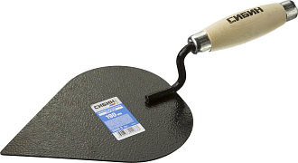 Кельма штукатура СИБИН 190х135 мм, деревянная ручка,0820-3_z01 - фото 3