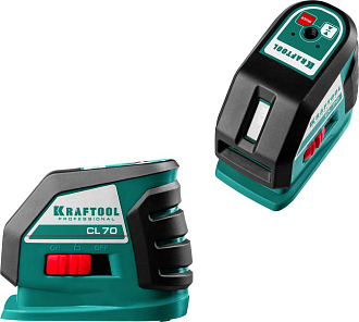 Лазерный нивелир c держателем KRAFTOOL CL70 2 34660-2 Professional линейный - фото 3